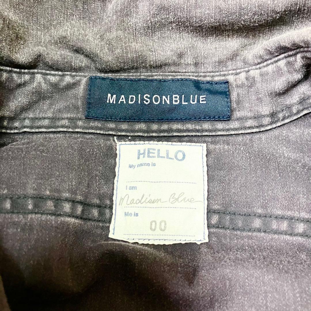 美品✨ マディソンブルー 長袖 コットンシャツ B刺繍