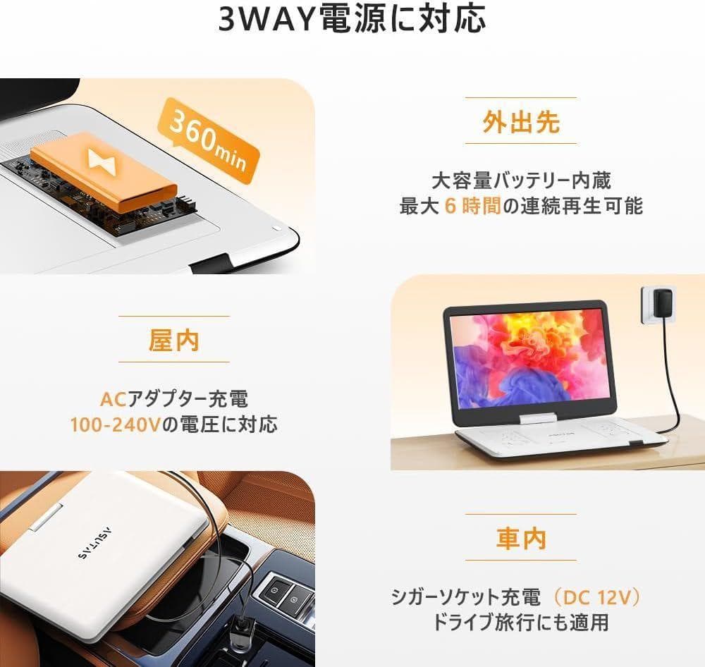 【特価価格！】新品　ポータブルdvdプレーヤー　17.9型 14インチ