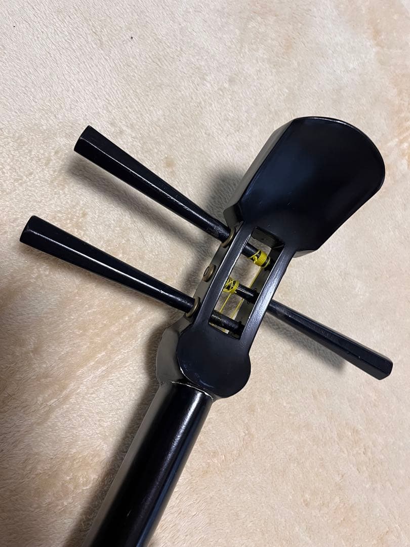 皮が割れない？地唄三味線（中棹、破れなし、体験用に）