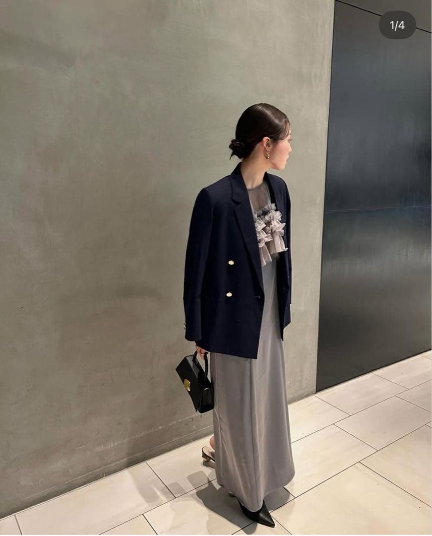 値引き交渉可　LE’RURE Ruffletulleairydress リルアー