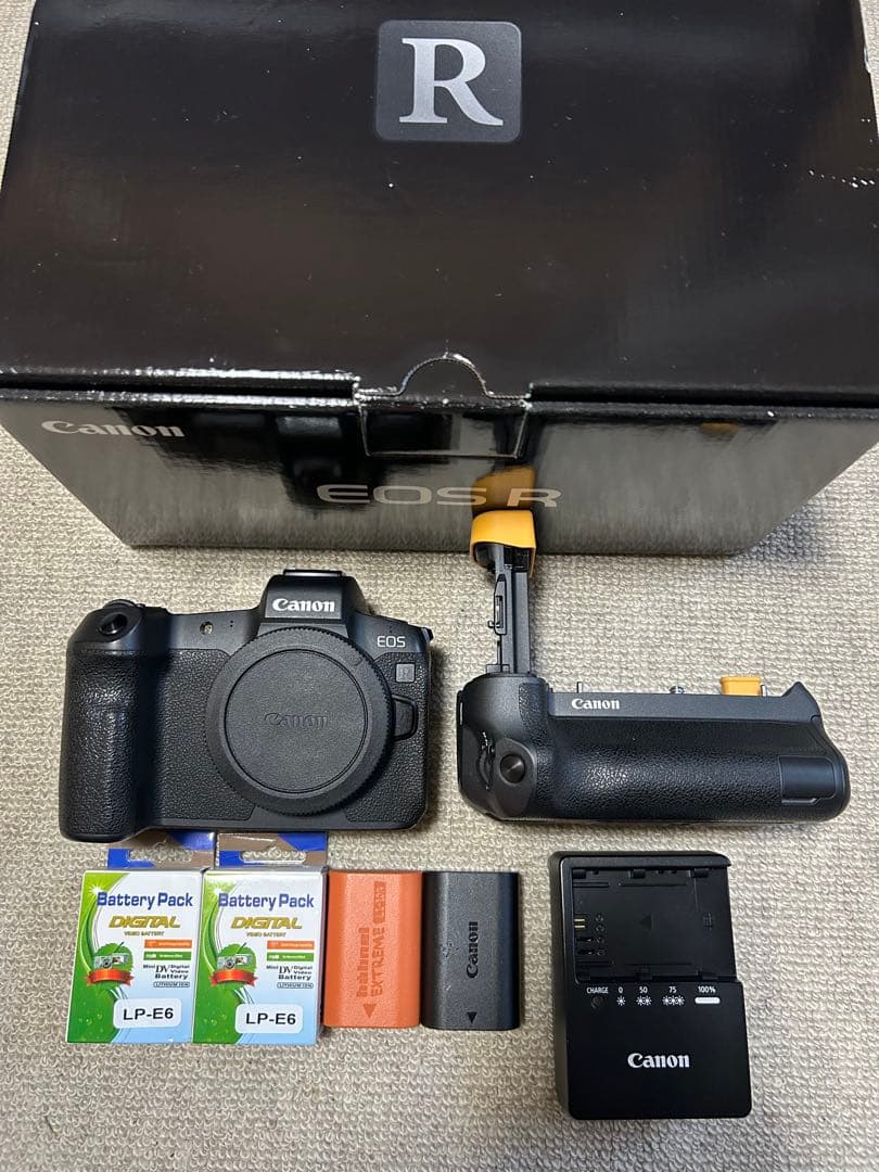Canon キャノン EOS R ボディ　バッテリーグリップ 箱付き