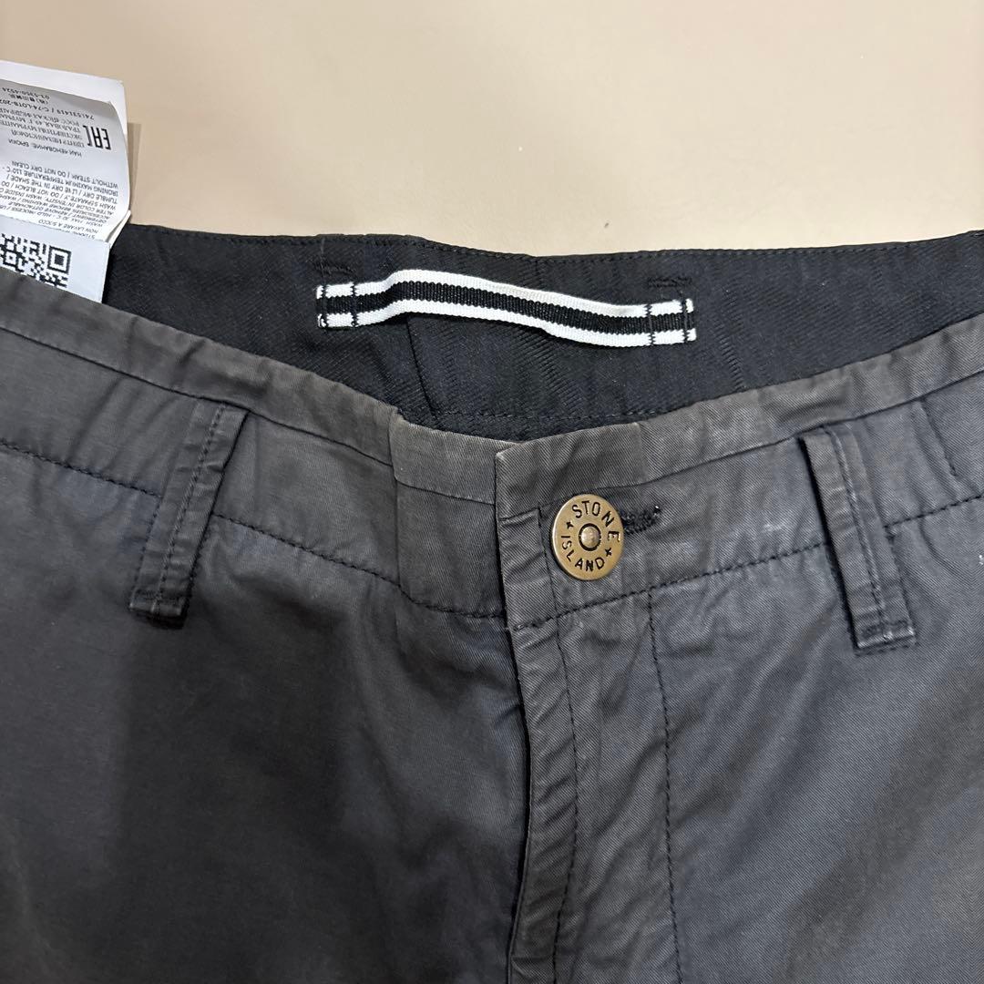 ストーンアイランド カーゴパンツ ブラック
