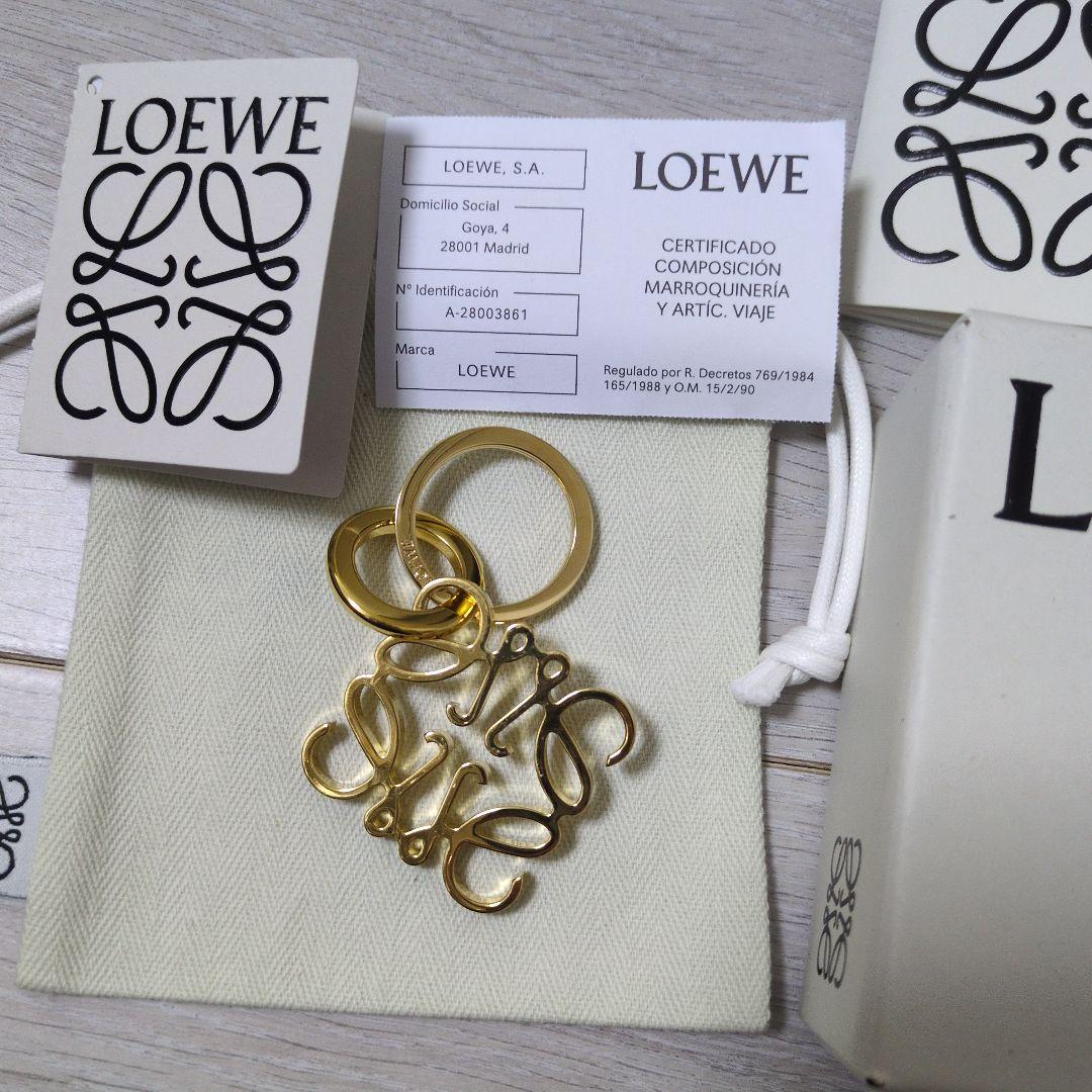rinakoha12さん専用LOEWEロエベ アナグラムキーリング チャーム