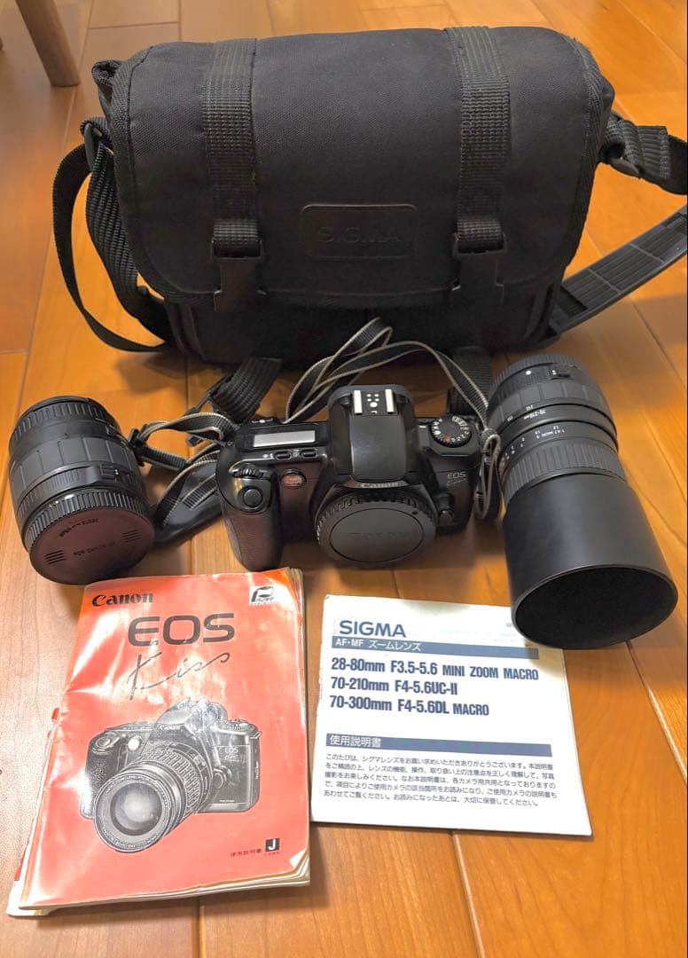 再値下げ！Canon EOS KISS フィルムカメラ レンズセット