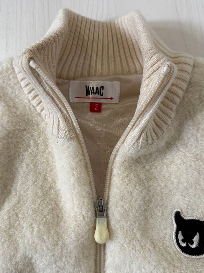 WAAC ボアベスト　ジャケット サイズ2 アイボリー