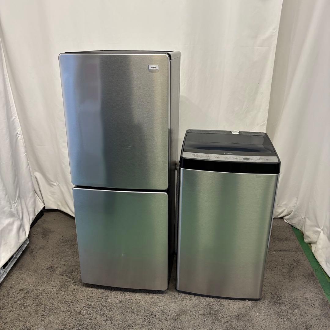 765⭕️冷蔵庫　洗濯機　haier　一人暮らしセット　安い　設置無料　綺麗