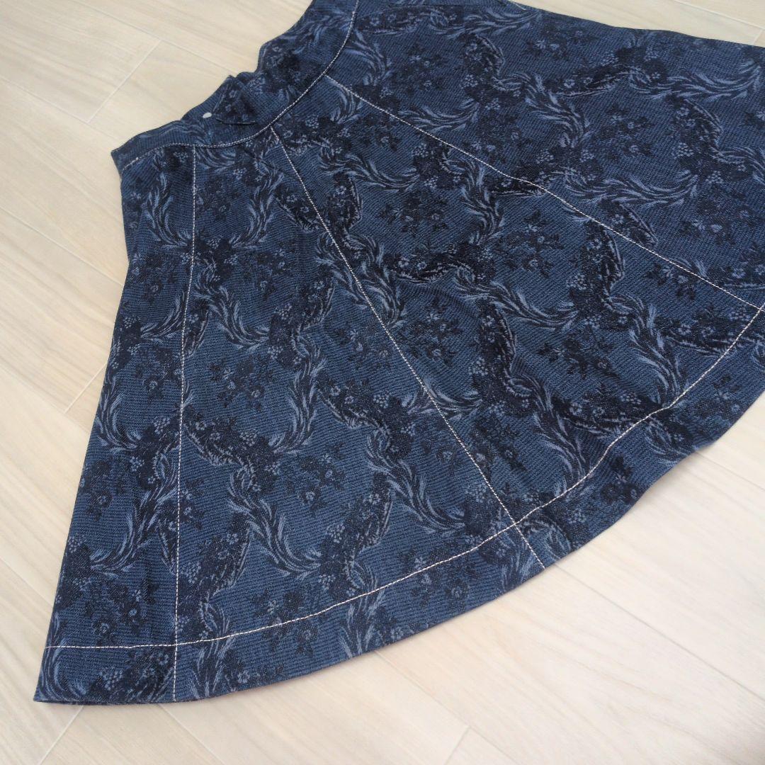 超希少 90s 廃盤　金オーブ立体デニムライディングスカート ヴィヴィアン 英製