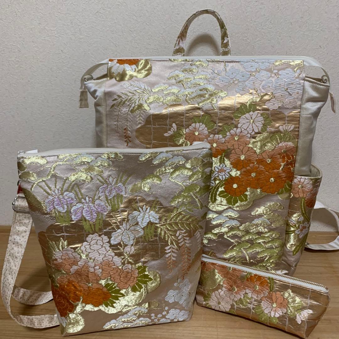 60、ちーちゃん様オーダー専用　帯182・198・200　リュック3点他