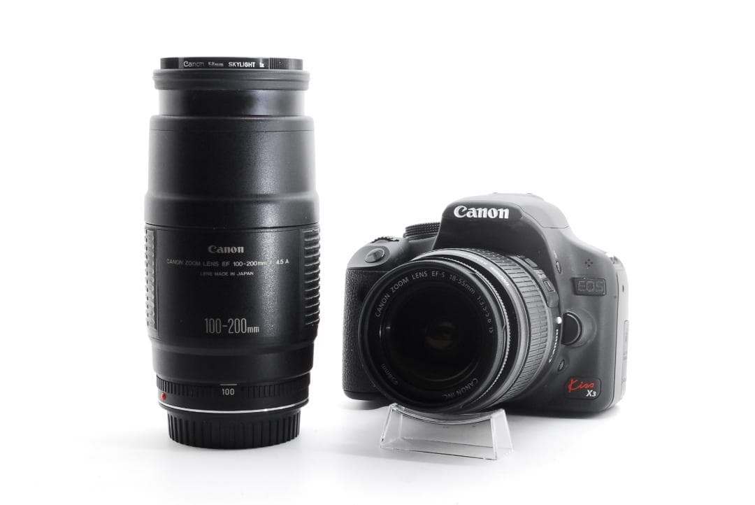 Canon Kiss X3 手ブレ補正ダブルレンズ✨初心者安心