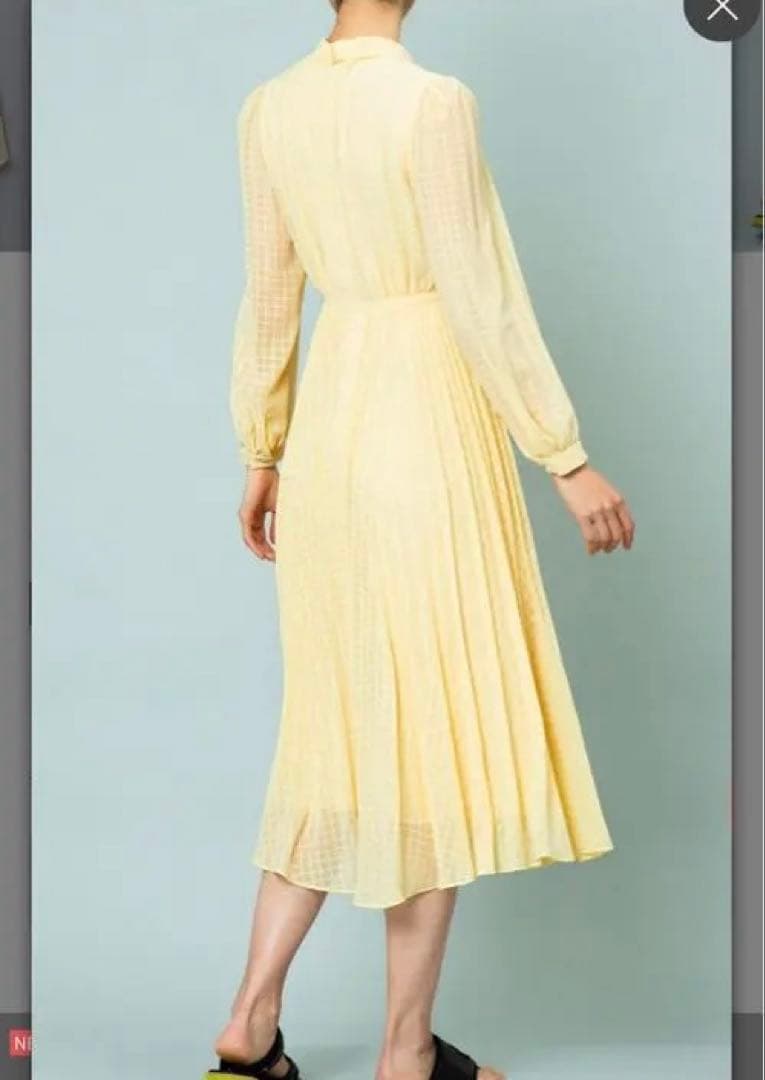 [セルフォード] シアーチェックタイワンピース CWFO211101