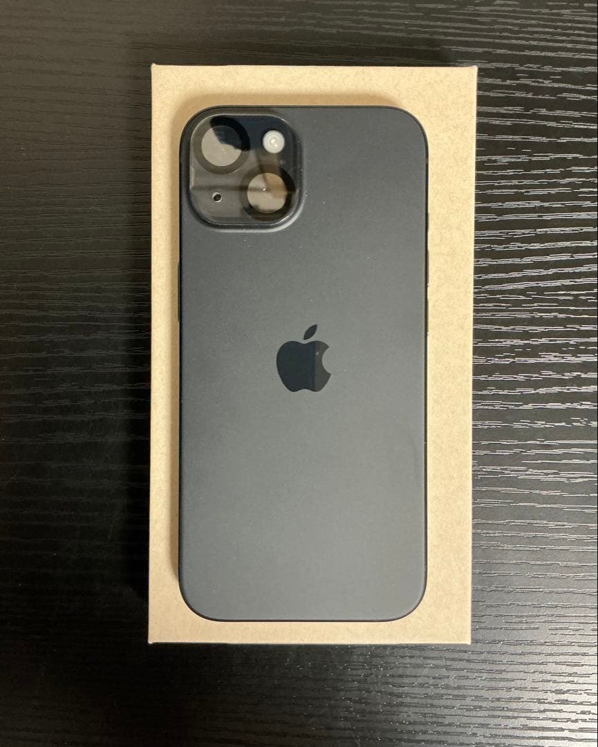 【極美品 最大容量100%】iPhone15 128GB ブラックSIMフリー