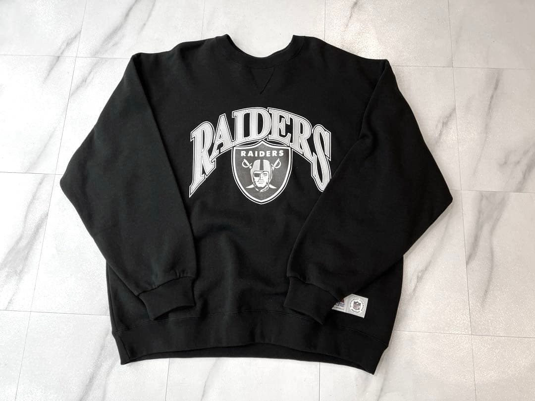 新品NFL RAIDERS コラボRussell ラッセルレイダース黒2XL