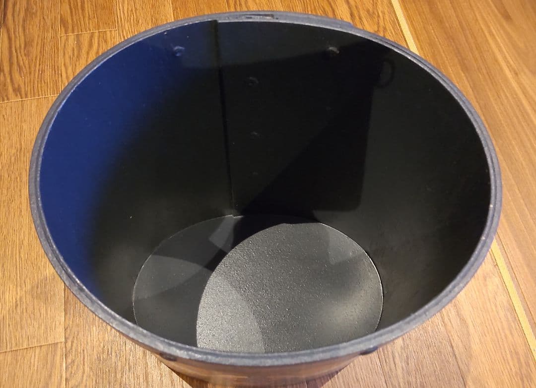 ウィリアムモリス トールペイント 手描き ハンドペイント ごみ箱 鳥 ダスト