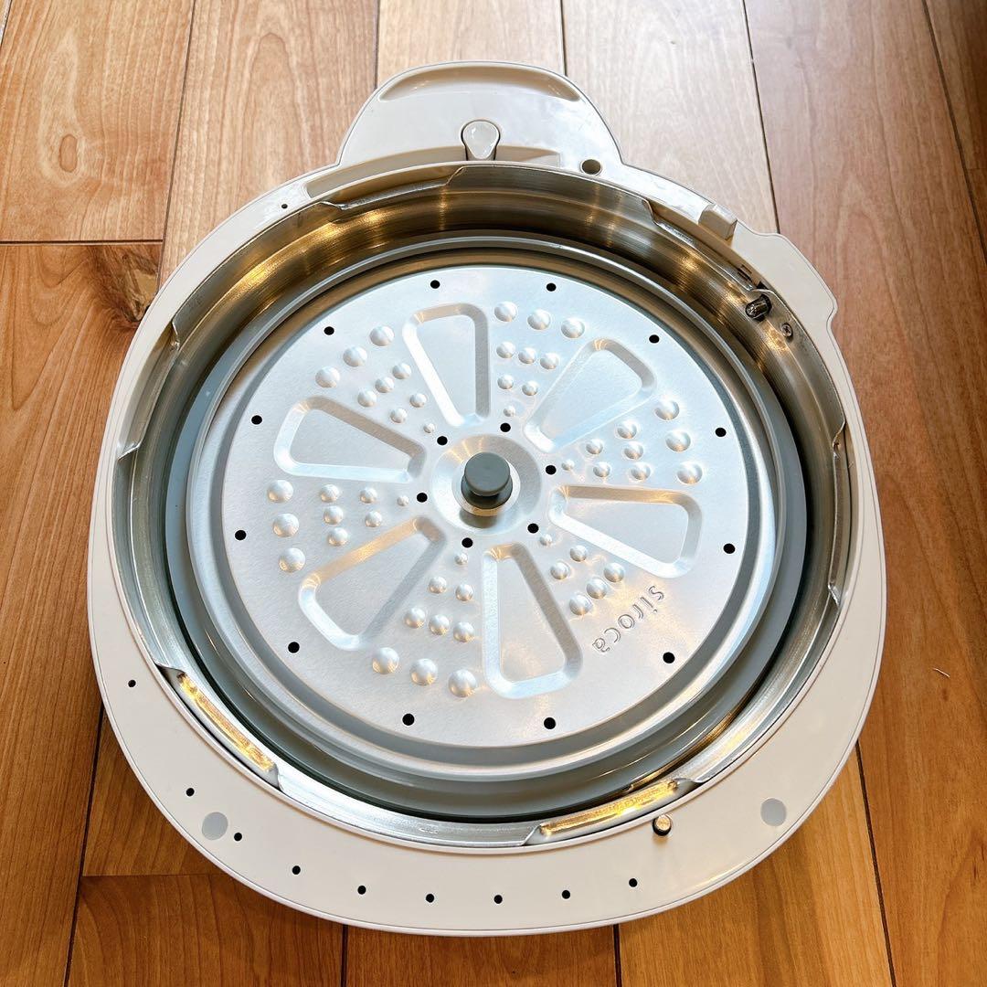 【美品】シロカ siroca 電気圧力鍋 おうちシェフ PRO L 5L グレー