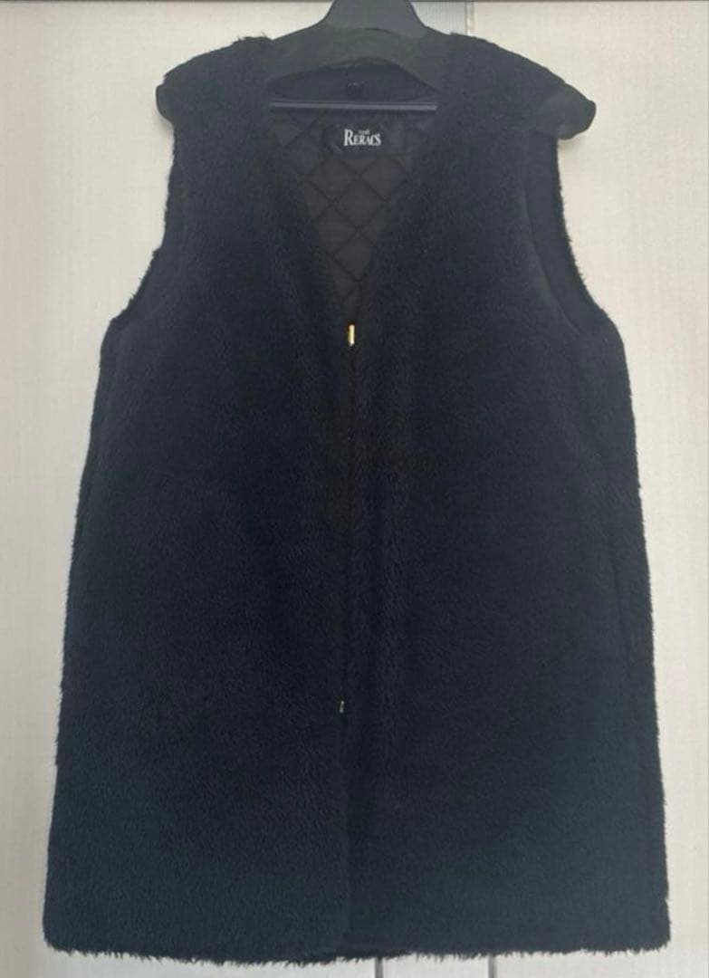 THE RERACS ライナー付きモッズコート ファーベスト ブラック 3WAY