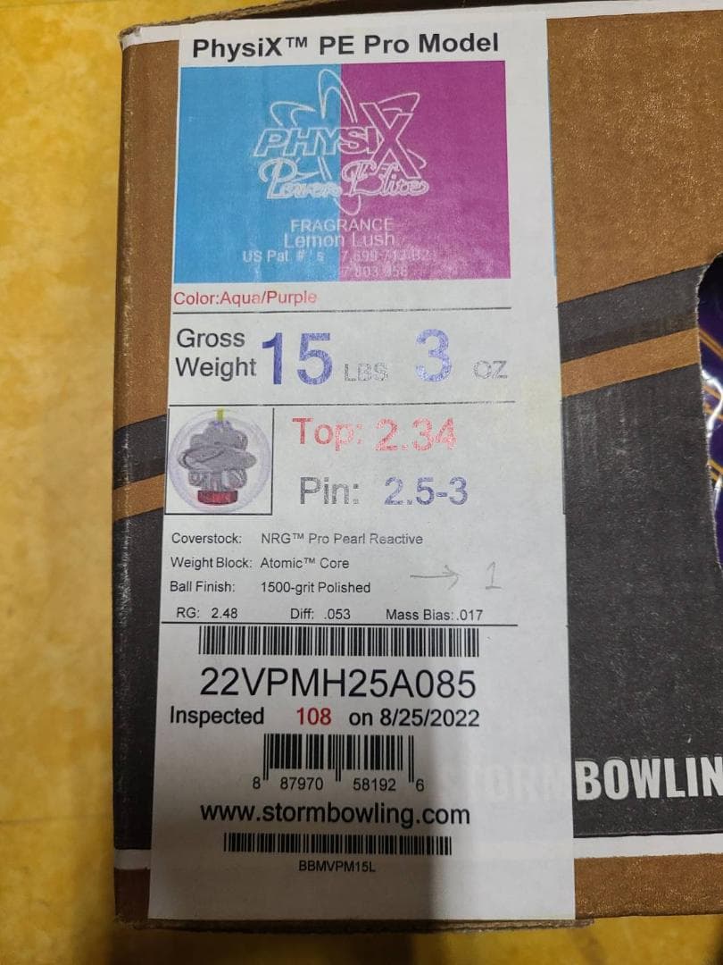 ストーム　フィジックスPEプロモデル　15ポンド　新品