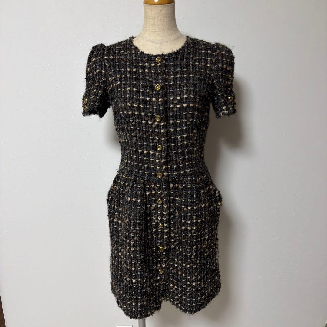 美品　ドルチェアンドガッバーナ　ツイード　ワンピース 正規品