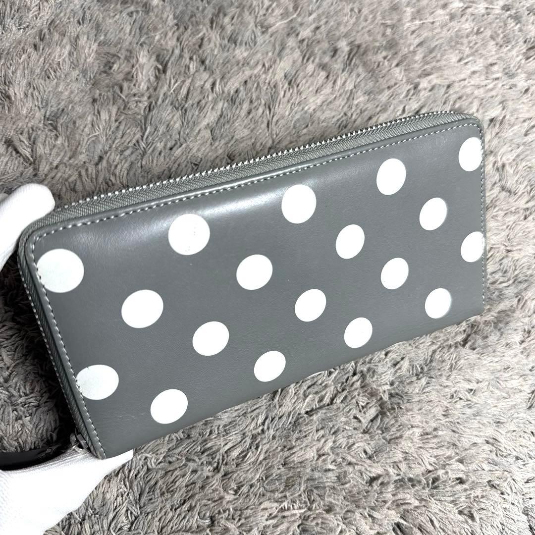 COMME des GARCONS 長財布 ラウンドファスナー ドット