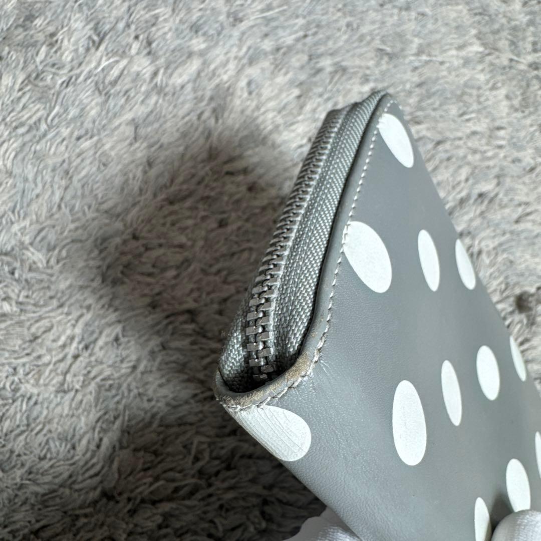 COMME des GARCONS 長財布 ラウンドファスナー ドット