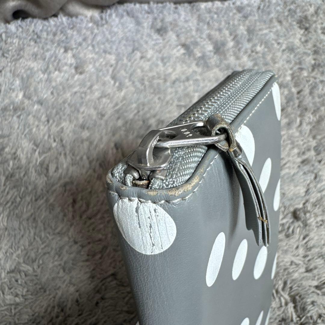 COMME des GARCONS 長財布 ラウンドファスナー ドット