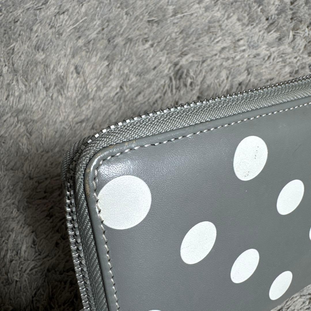 COMME des GARCONS 長財布 ラウンドファスナー ドット