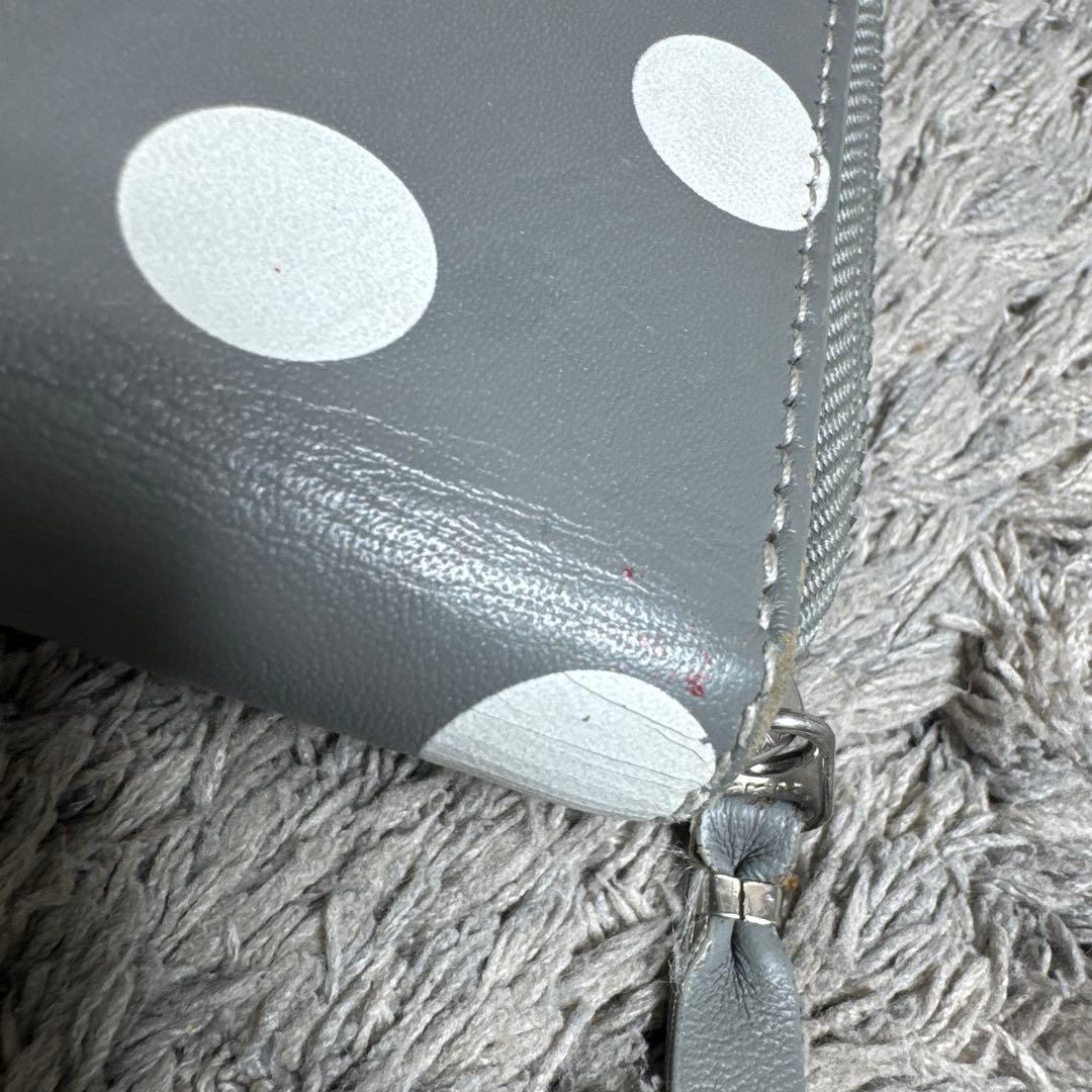 COMME des GARCONS 長財布 ラウンドファスナー ドット