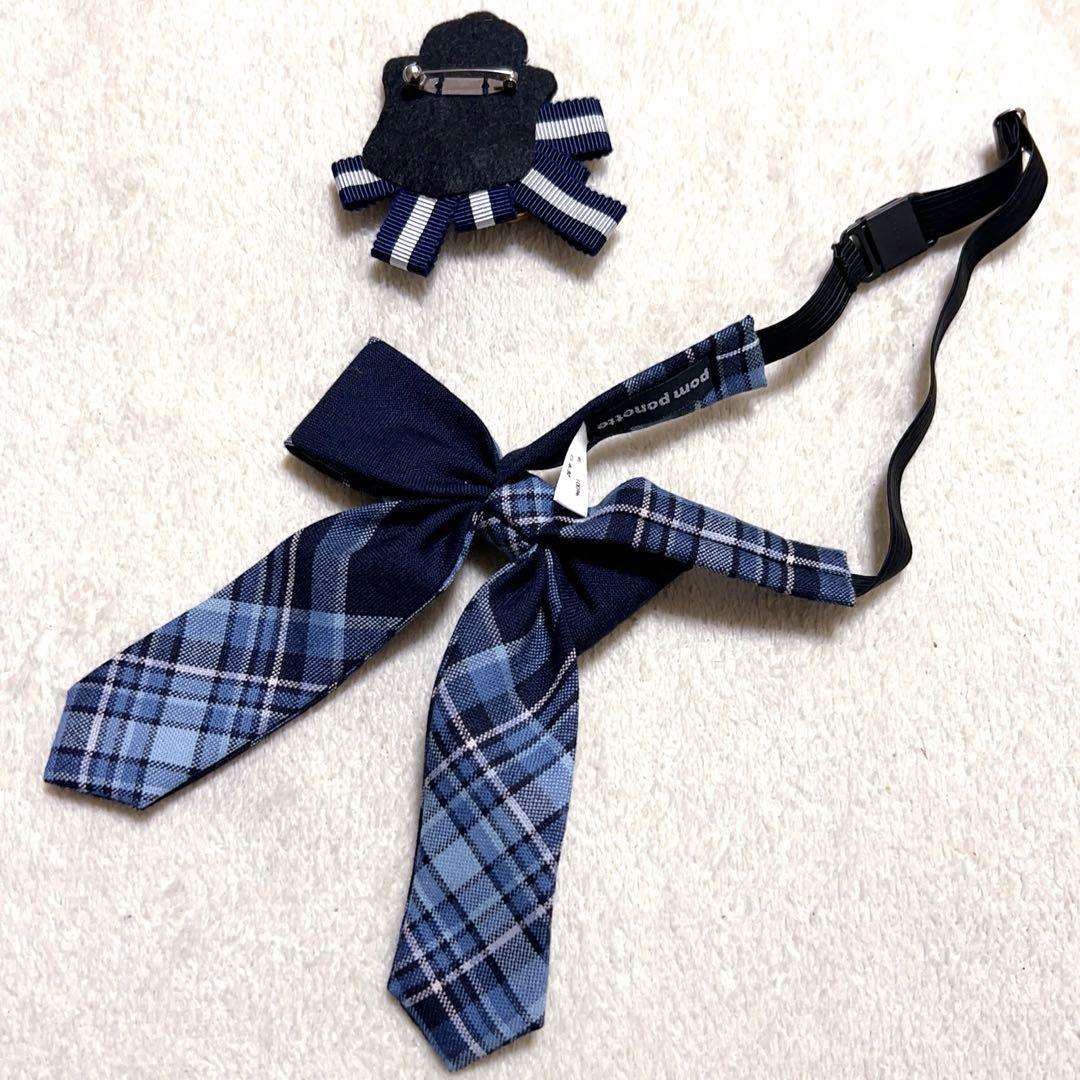 ポンポネットジュニア　卒服　受験　銀ボタン　L 160 pom ponette