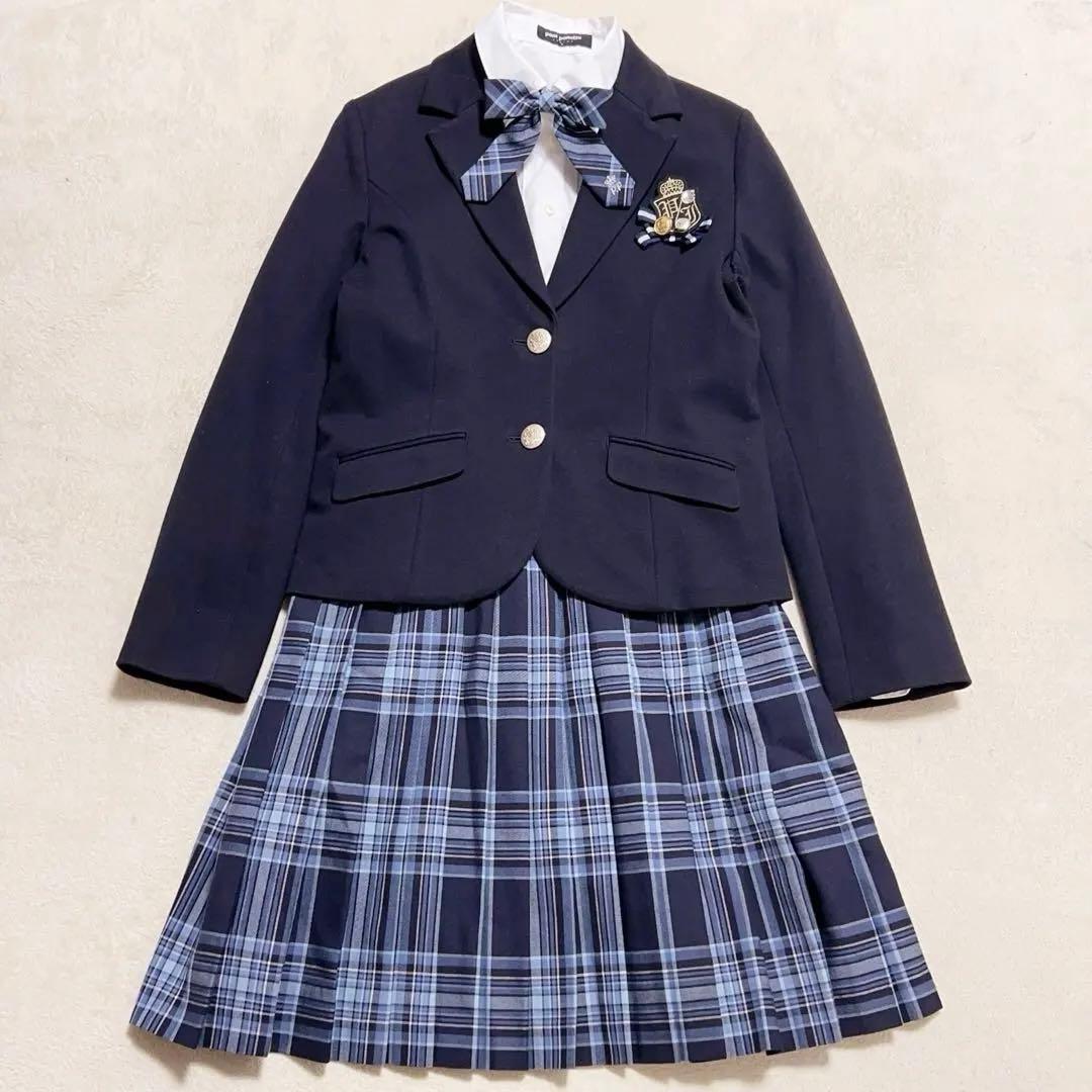 ポンポネットジュニア　卒服　受験　銀ボタン　L 160 pom ponette