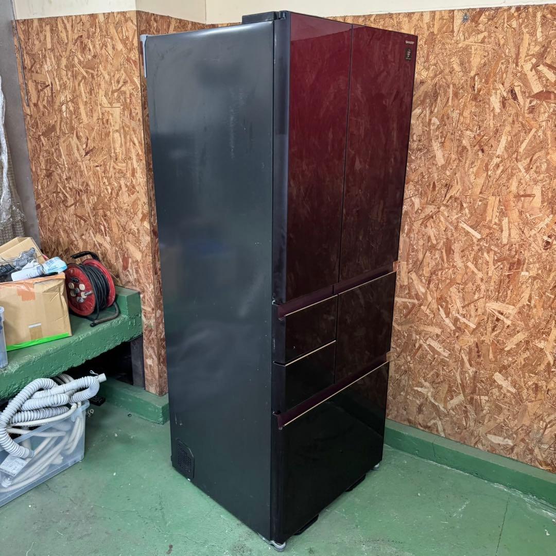 310 関東配送　冷蔵庫　大型　500L強　6ドア　観音開き　希少カラー　美品