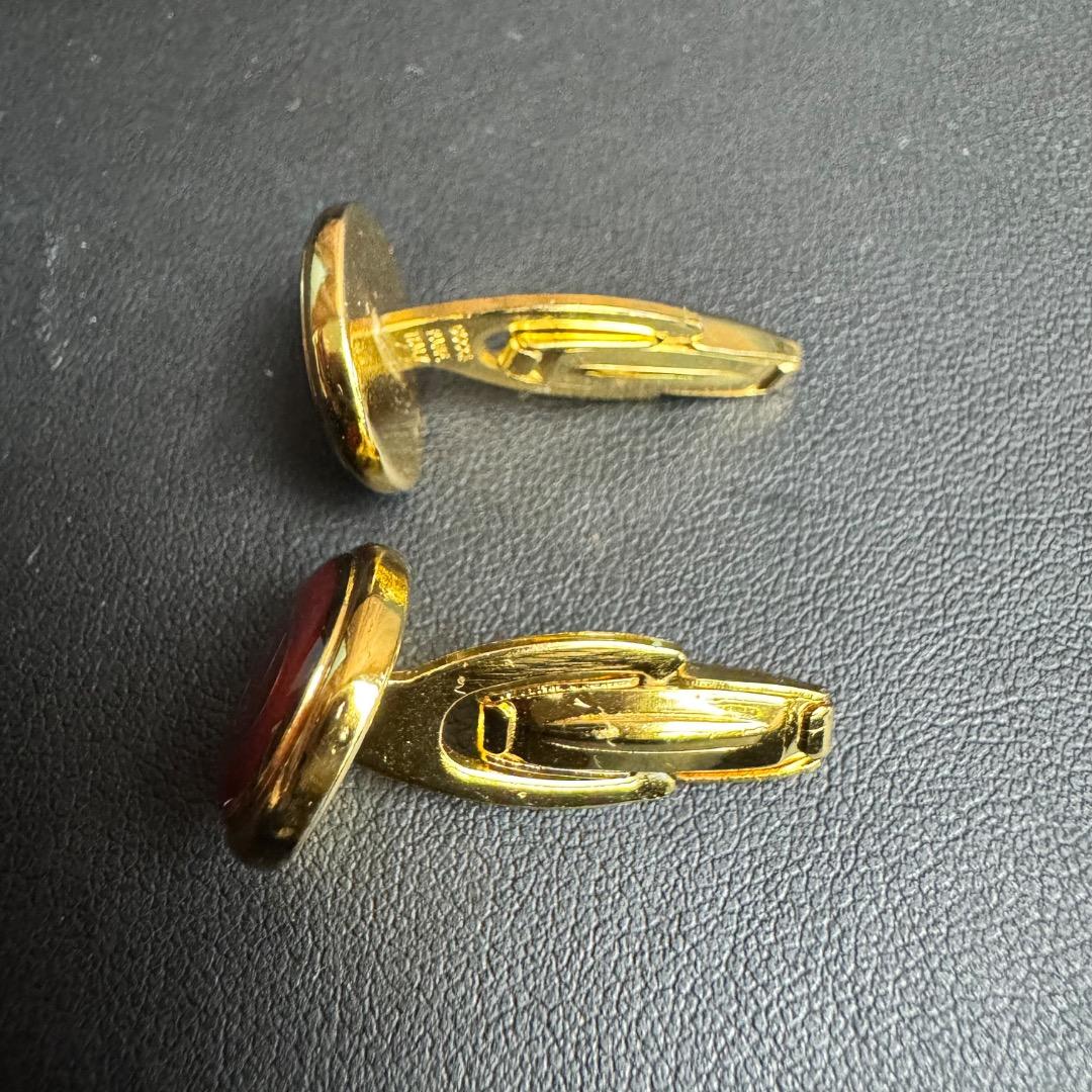 GUCCI グッチ ゴールド ネクタイピン カフス セット ケース付