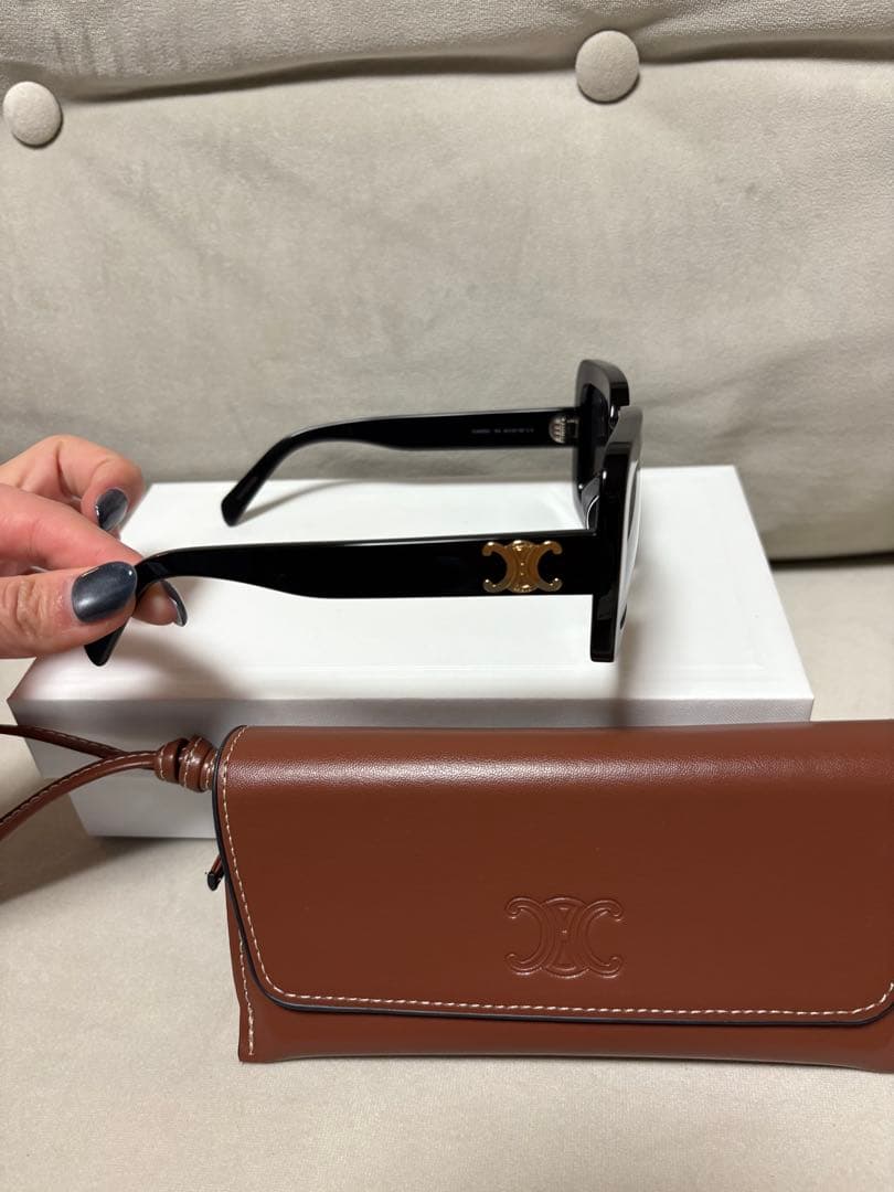 【CELINE】ブラック サングラス ケース付き