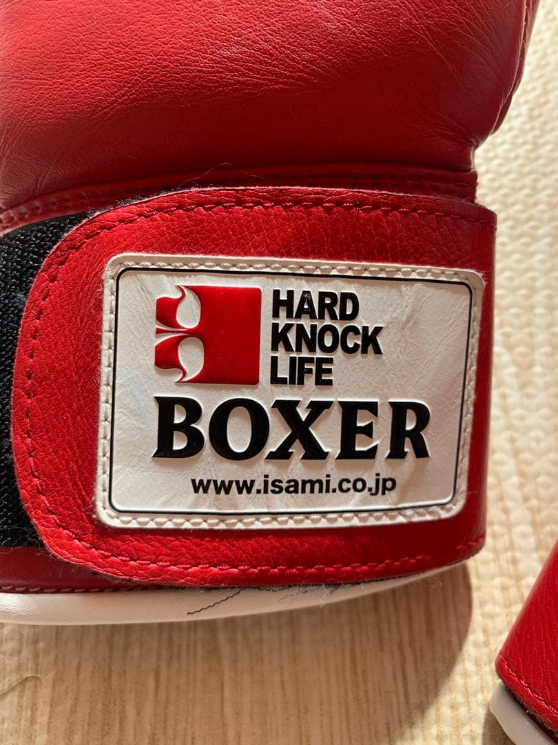 BOXER ボクシンググローブ HARD KNOCK LIFE 赤