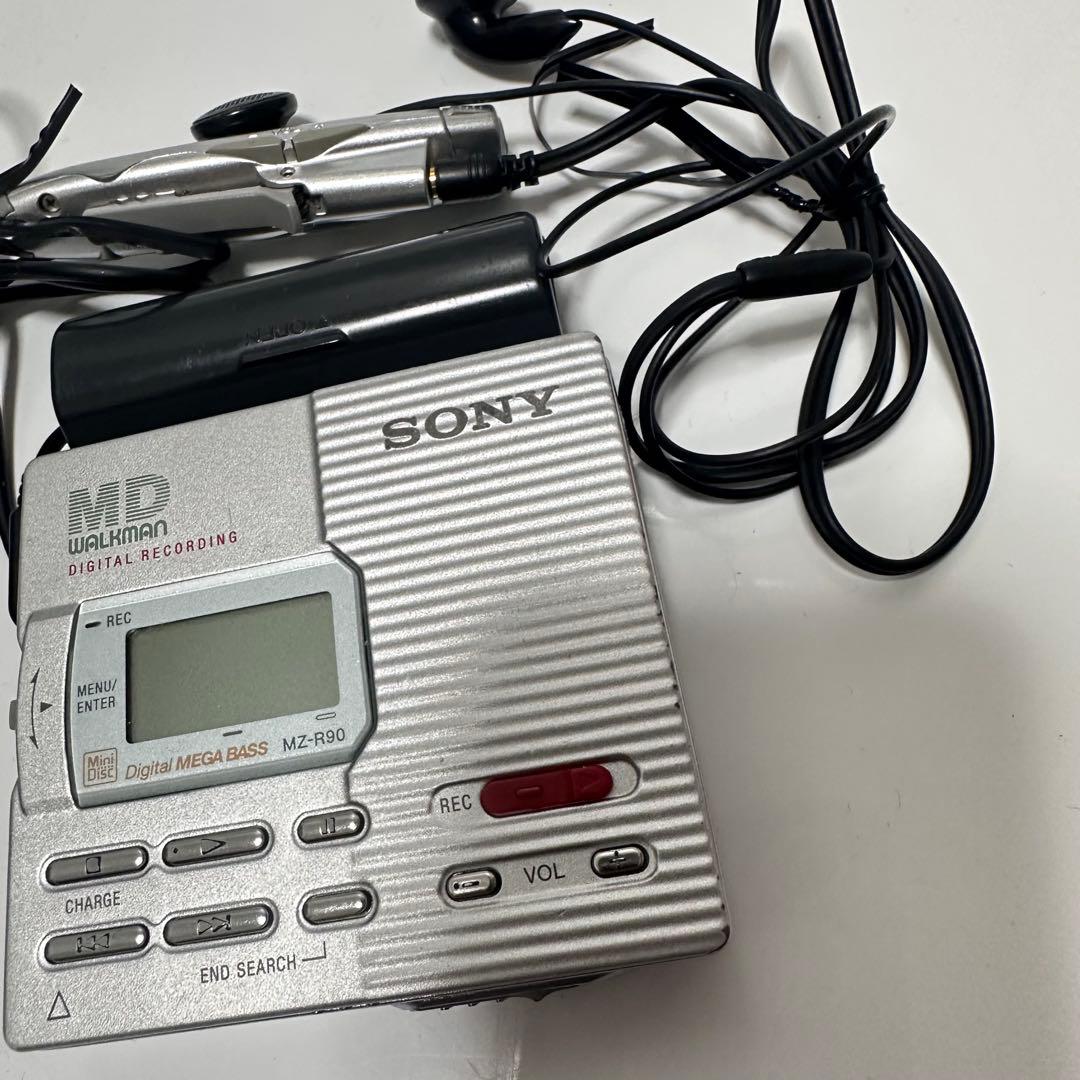 再生OK 外観美品　SONY MZ-R90 Walkman MDレコーダー