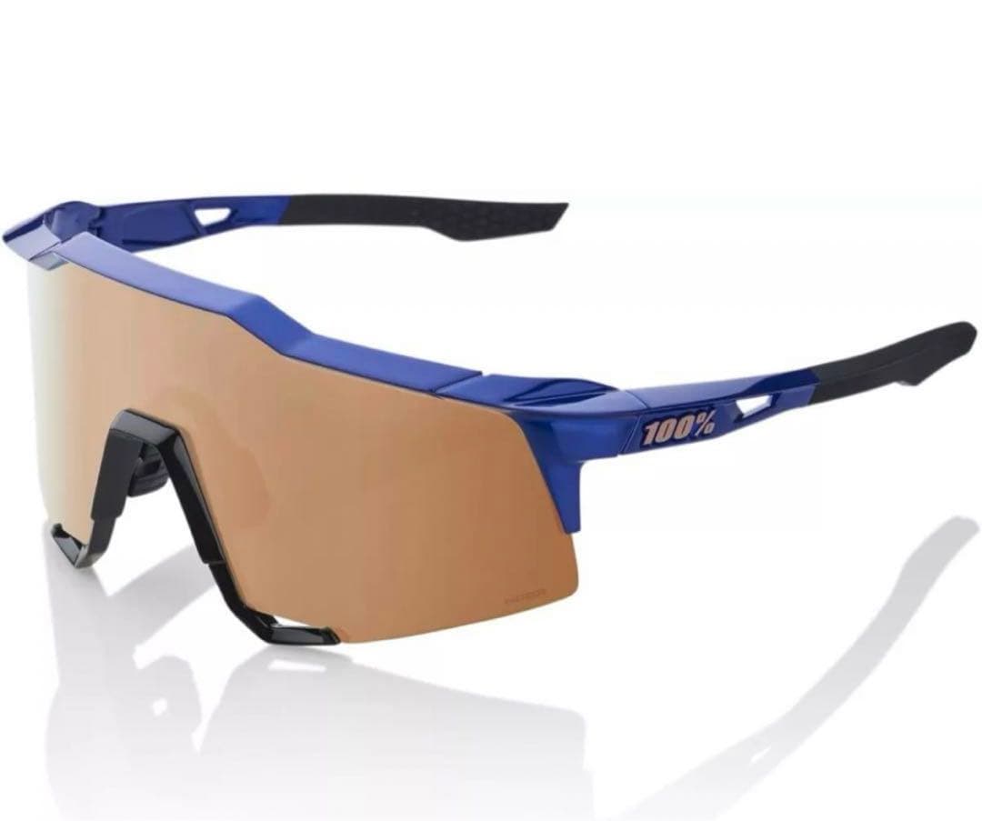 100% サングラス speedctaft Gloss Cobalt Blue