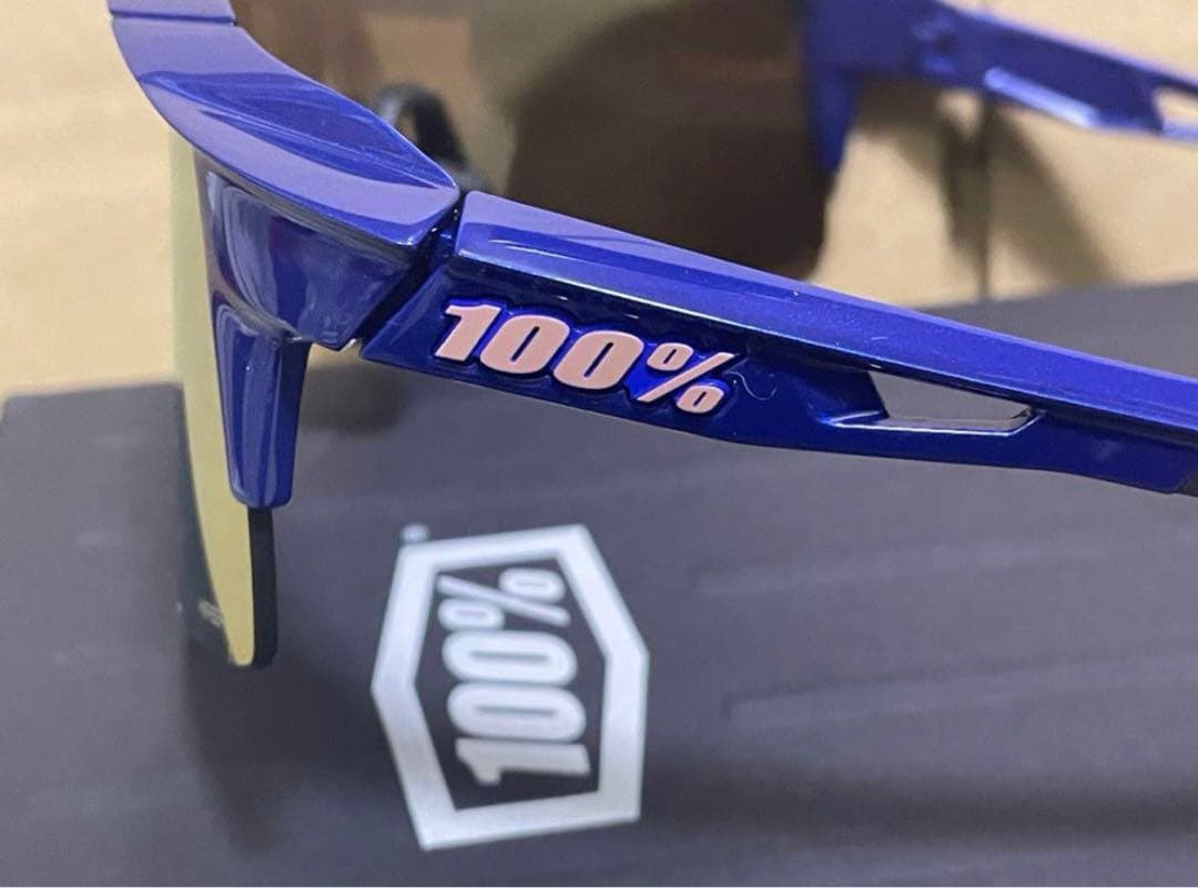 100% サングラス speedctaft Gloss Cobalt Blue
