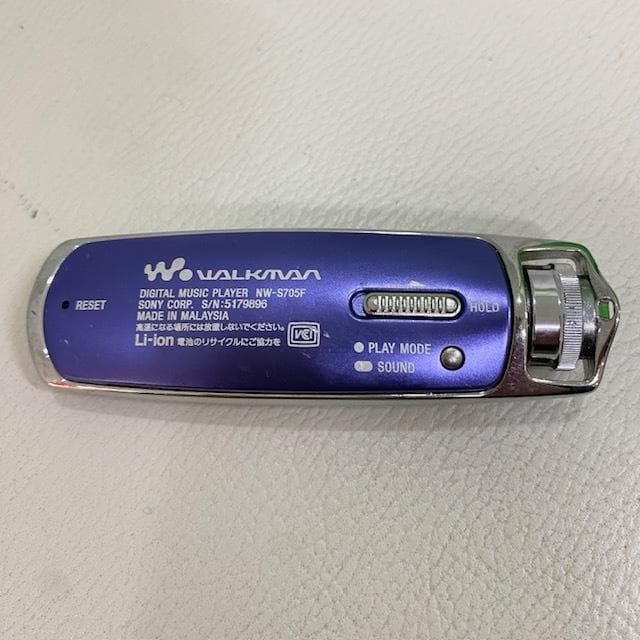 SONY ウォークマン NW-S705F　本体 ブルー　通電動作未確認　ジャンク