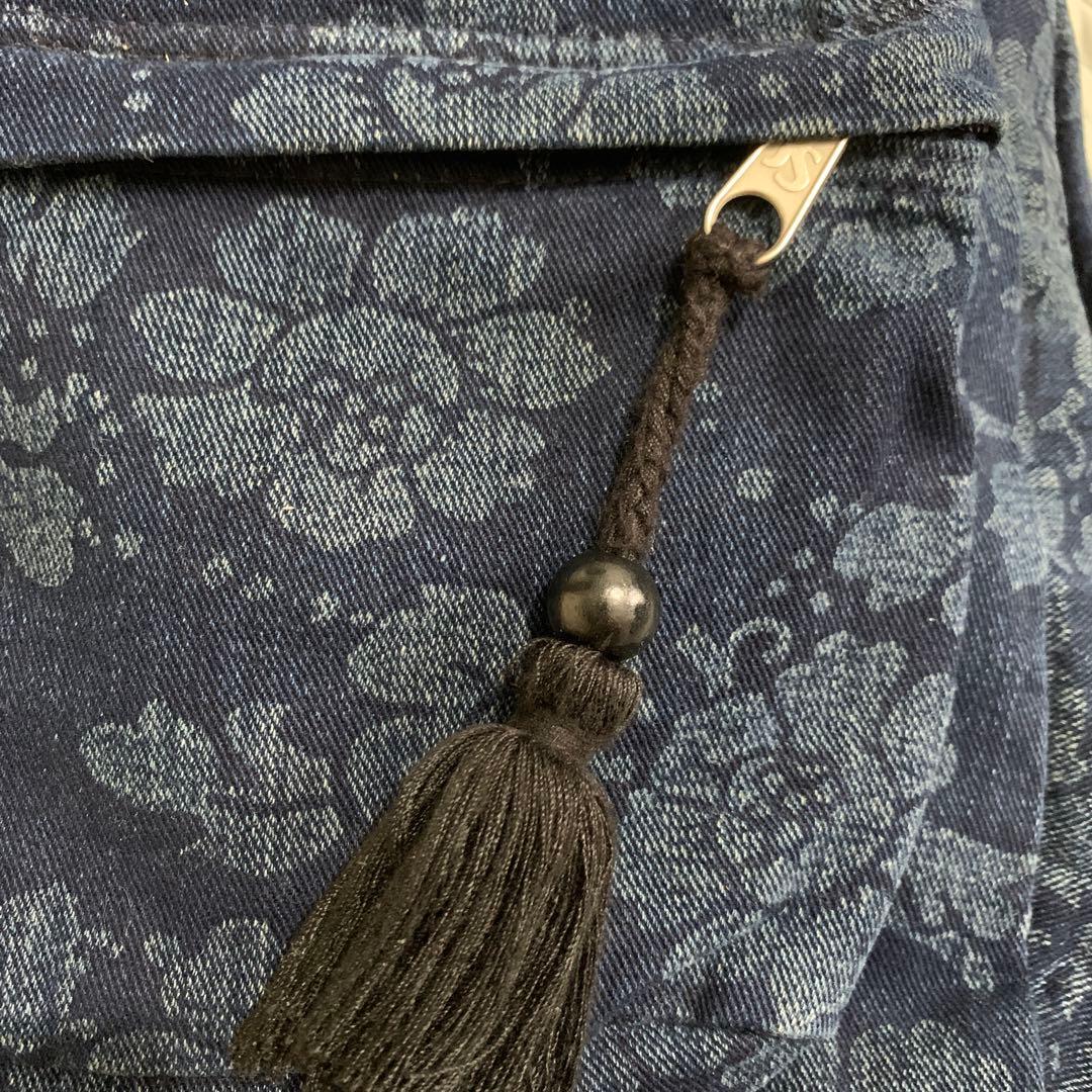 jansport 総柄　インディゴカラー　リュック　バックパック