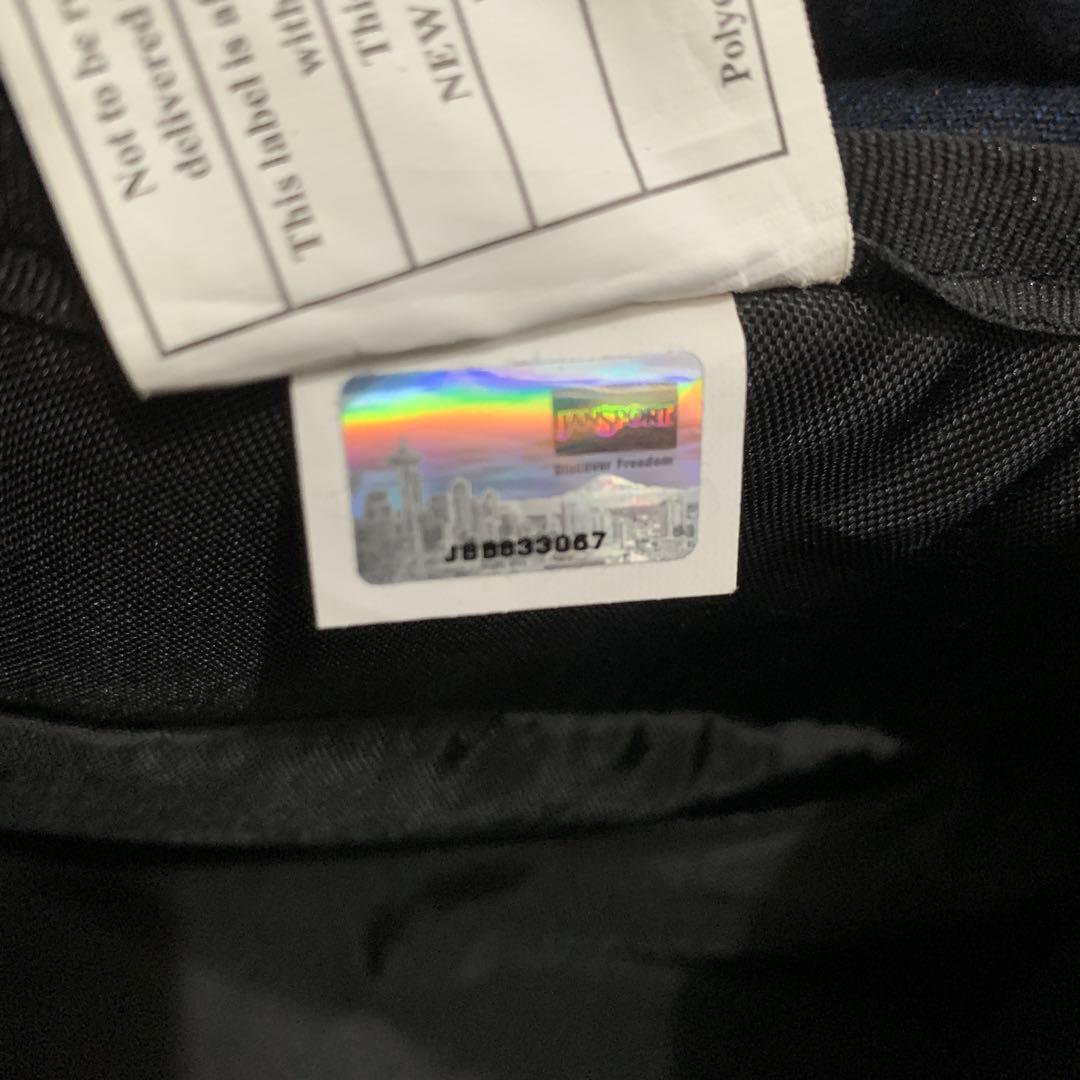 jansport 総柄　インディゴカラー　リュック　バックパック