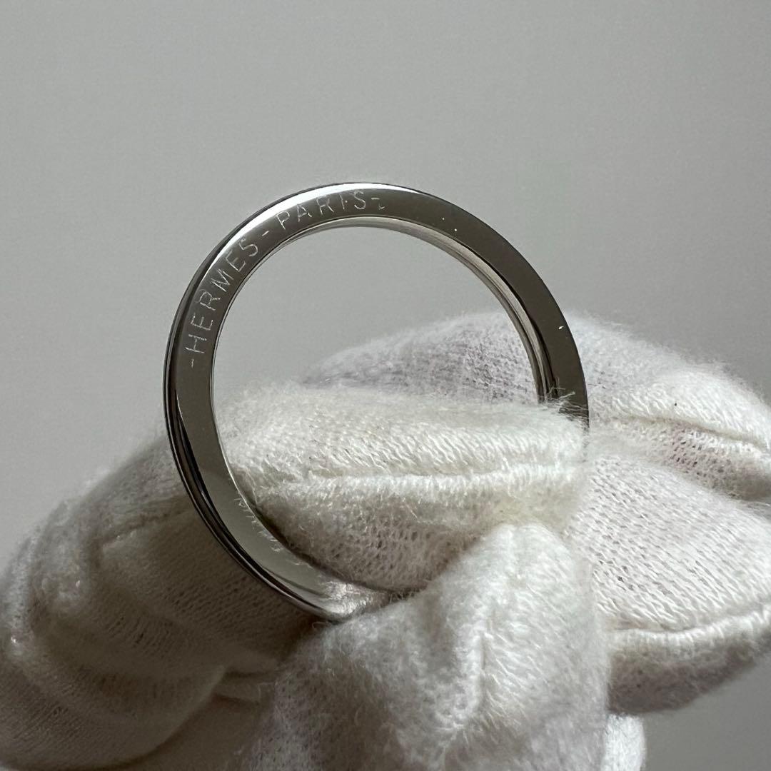 エルメス キーリング シュヴァル 蹄型 キーホルダー ネイビー 国内正規品