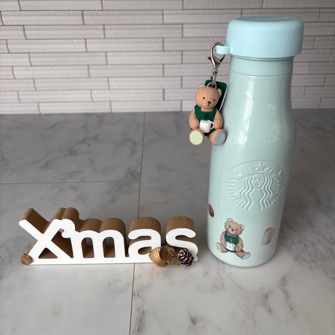 新品未使用☆スタバ ジェラピケ ステンレスボトル　 ミントグリーン