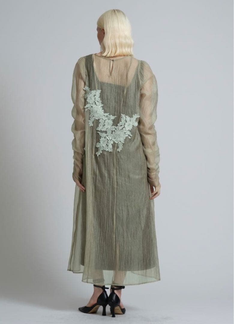 ウィルフリーwillfully oliveオケージョンドレス オリーブ