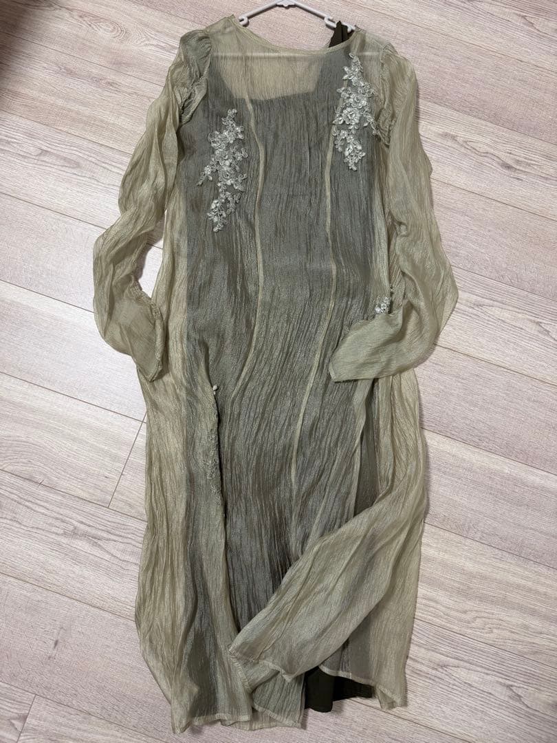 ウィルフリーwillfully oliveオケージョンドレス オリーブ