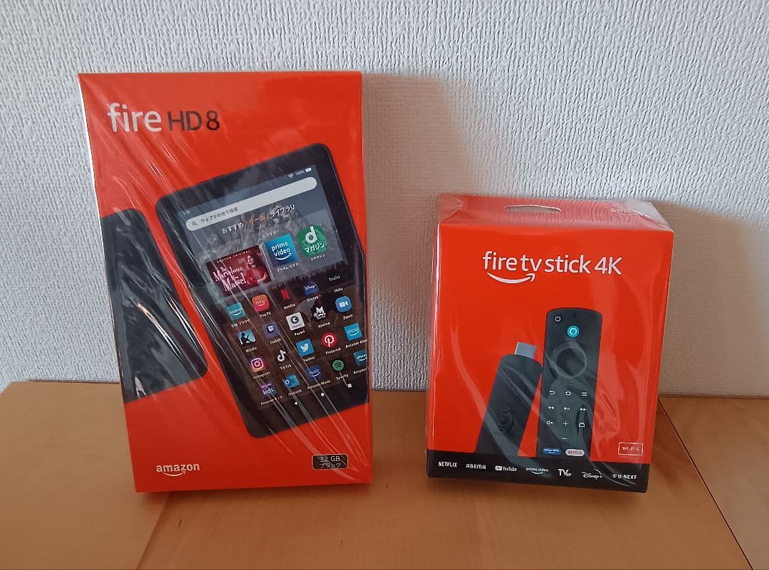 新品　Fire TV Stick 4K + Fire HD8最新版セット