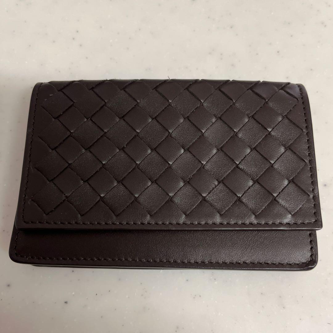 Bottega Veneta ダークブラウン 名刺入れ