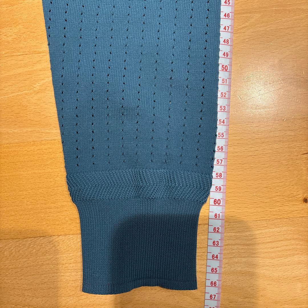 BRIEFING Mサイズ ジップアップセーター 青