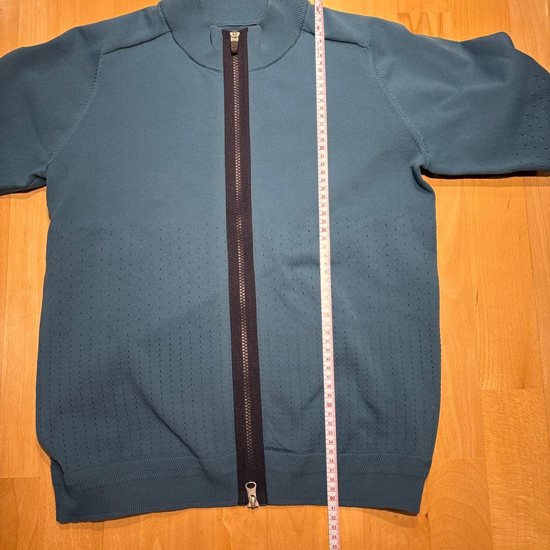 BRIEFING Mサイズ ジップアップセーター 青
