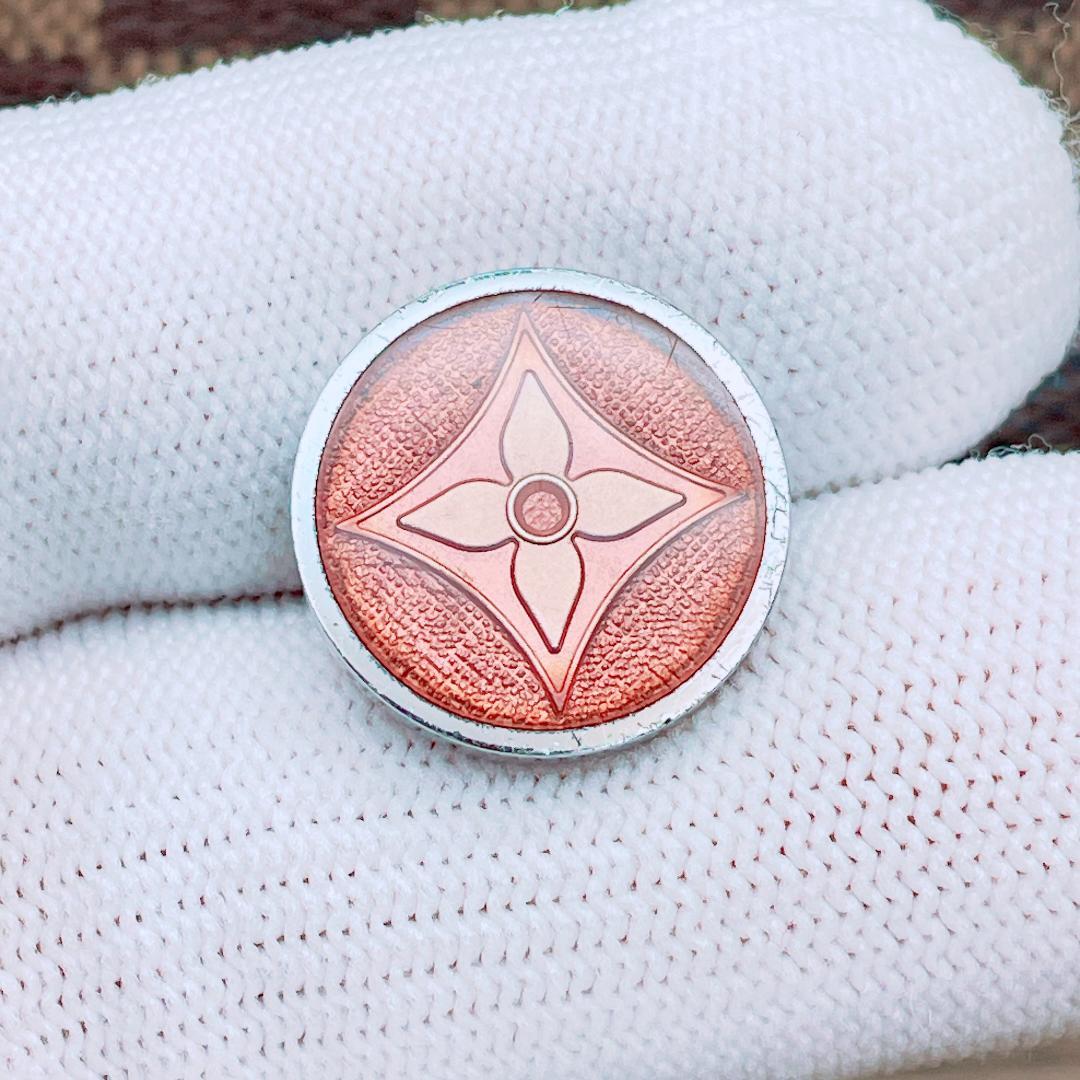 ◇ルイヴィトン◇M64482 ブトンドゥマンシェット フルール カフス 925