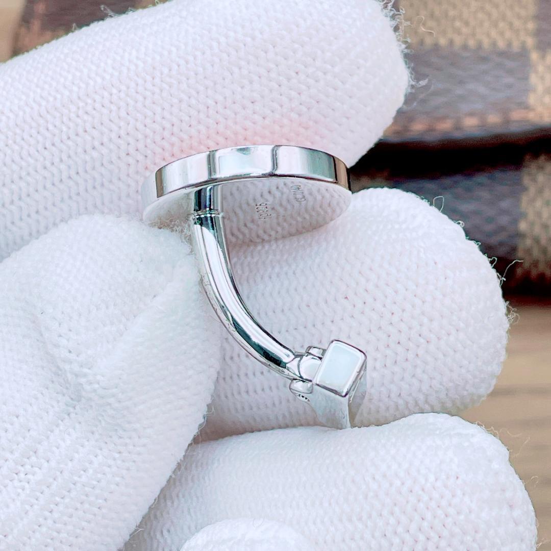 ◇ルイヴィトン◇M64482 ブトンドゥマンシェット フルール カフス 925