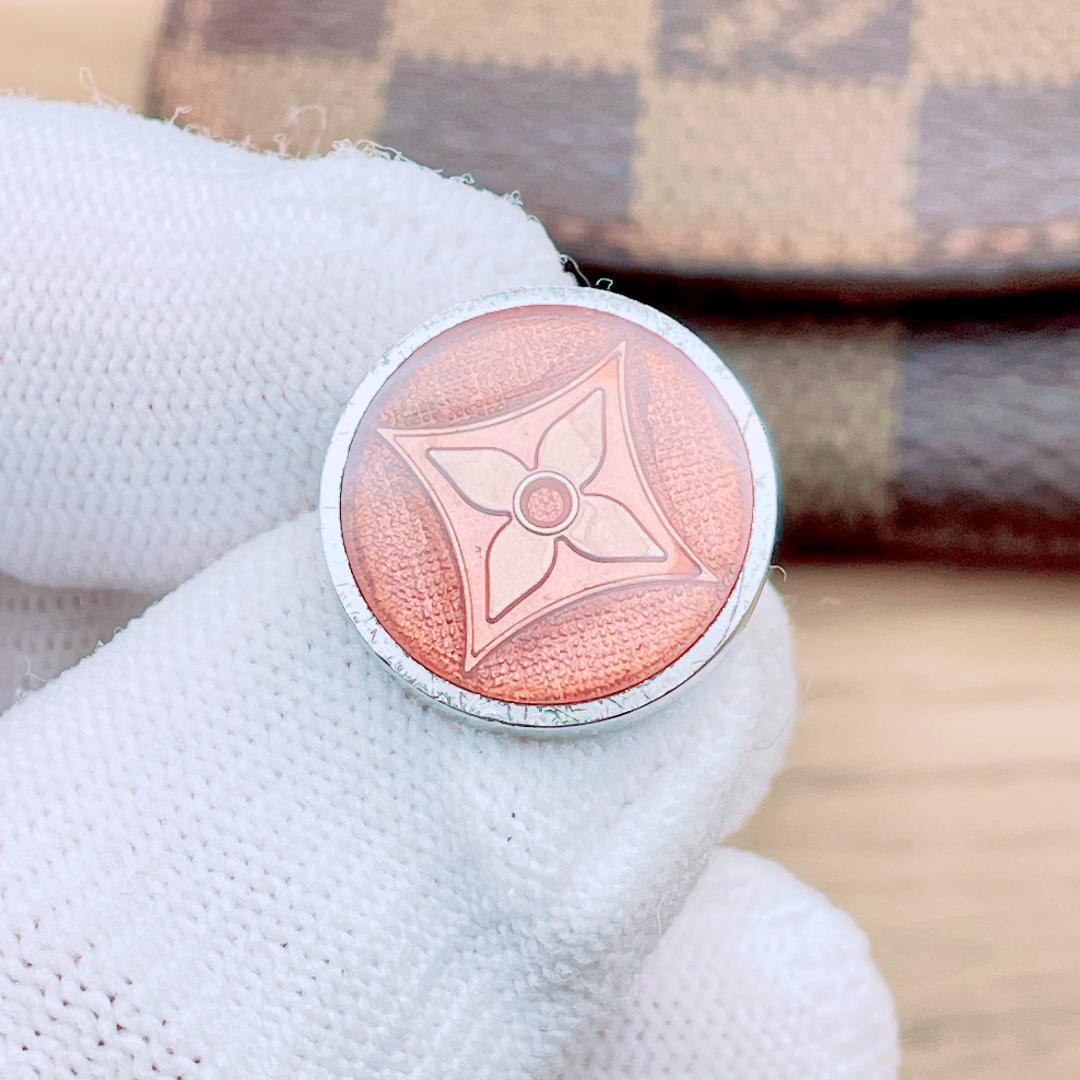 ◇ルイヴィトン◇M64482 ブトンドゥマンシェット フルール カフス 925