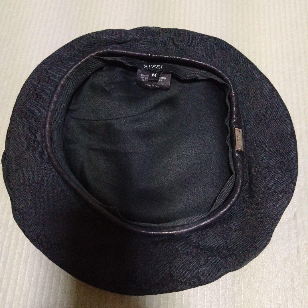 GUCCI GGキャンバス　ベレー帽 グッチ 帽子